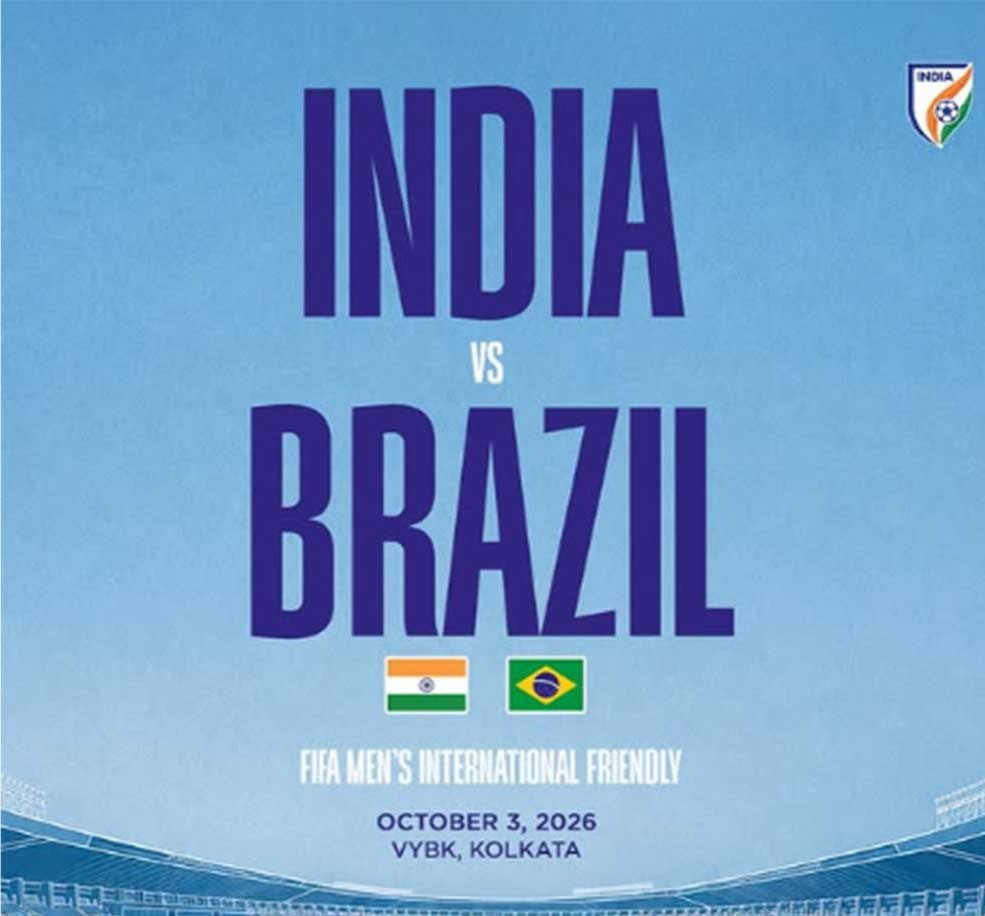 India to Host Five-Time World Champions Brazil in Historic Kolkata Friendly on October 3 Brazil football team to face India in a historic Kolkata friendly on October 3