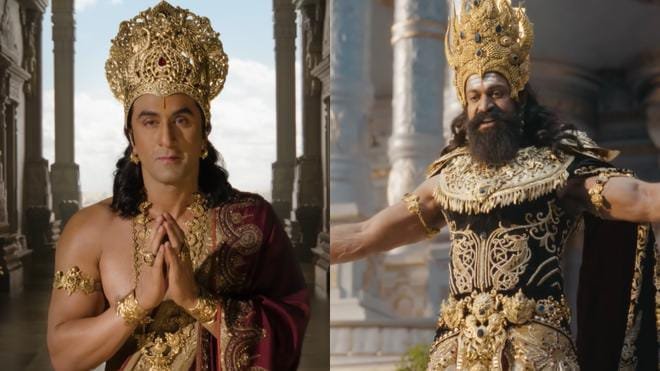 Ramayana Trailer: Ranbir Kapoor Takes on Yash in the Righteous Fight; Fans Ask ‘Where Is Hanuman?’ Ranbir Kapoor as Rama and Yash as Ravana in Ramayana trailer