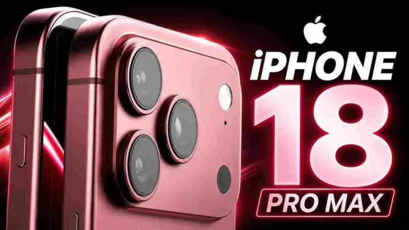 iphone-18-pro-max-us-price-launch-2026.jpg Illustration of Apple's upcoming iPhone 18 Pro Max highlighting its expected US price, launch timeline, design changes, camera upgrades and new color options.