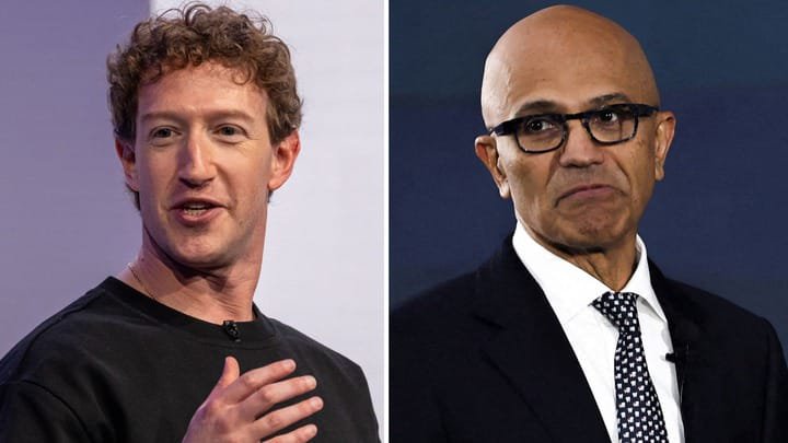 Microsoft Shares Jump 8% as AI Growth Boosts Azure and Copilot, Meta Falls 9% : Microsoft and Meta shares move in opposite directions amid AI investment
