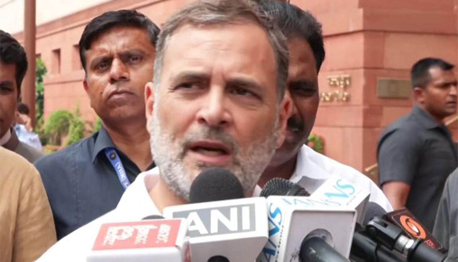 Rahul Gandhi Targets Amit Shah Over Student Protest Police Action Rahul Gandhi alleges against Amit Shah over student protest police action