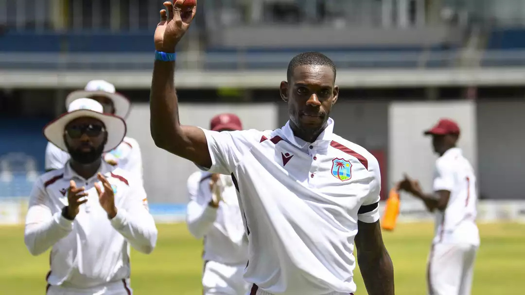 WI vs PAK 1st Test: Justin Greaves 5 Wickets Shake Pakistan Justin Greaves celebrates wicket during West Indies vs Pakistan 1st Test 2026