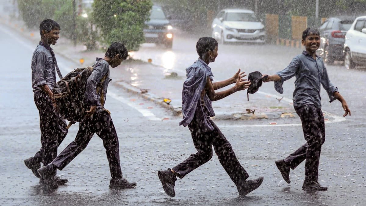 Dark monsoon clouds over Uttar Pradesh as the IMD issues a Yellow Watch for rain and thunderstorms on August 4.
