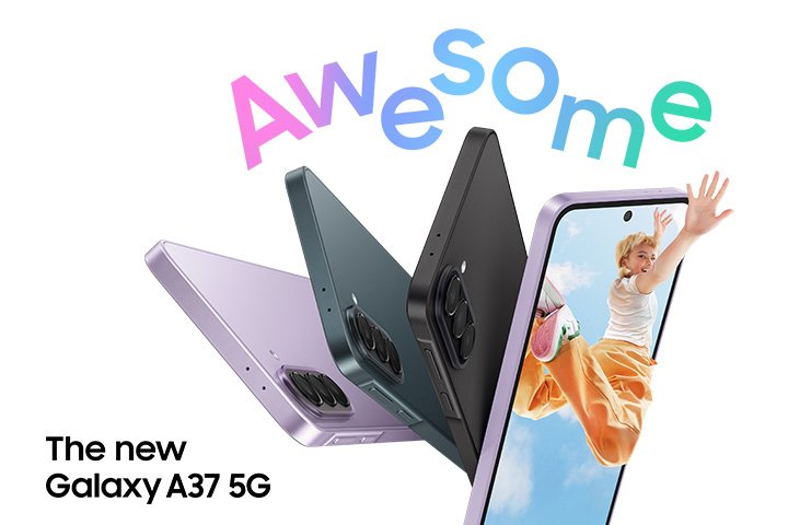 Samsung Galaxy A37 5G Brings Galaxy AI, Premium Design and Long Battery Life to the Mid-Range Market Samsung Galaxy A37 5G smartphone featuring Galaxy AI, 50MP triple rear camera, Nightography, Super HDR selfie camera and 5,000mAh battery.