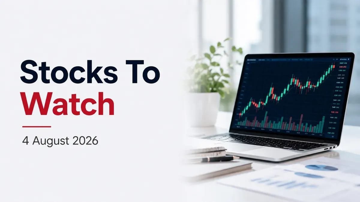 Stocks to Watch Today: DLF, IREDA, LIC, Paytm Among Key Shares in Focus on August 4 Key Indian stocks to watch today including DLF, IREDA, LIC and Paytm ahead of market trading.