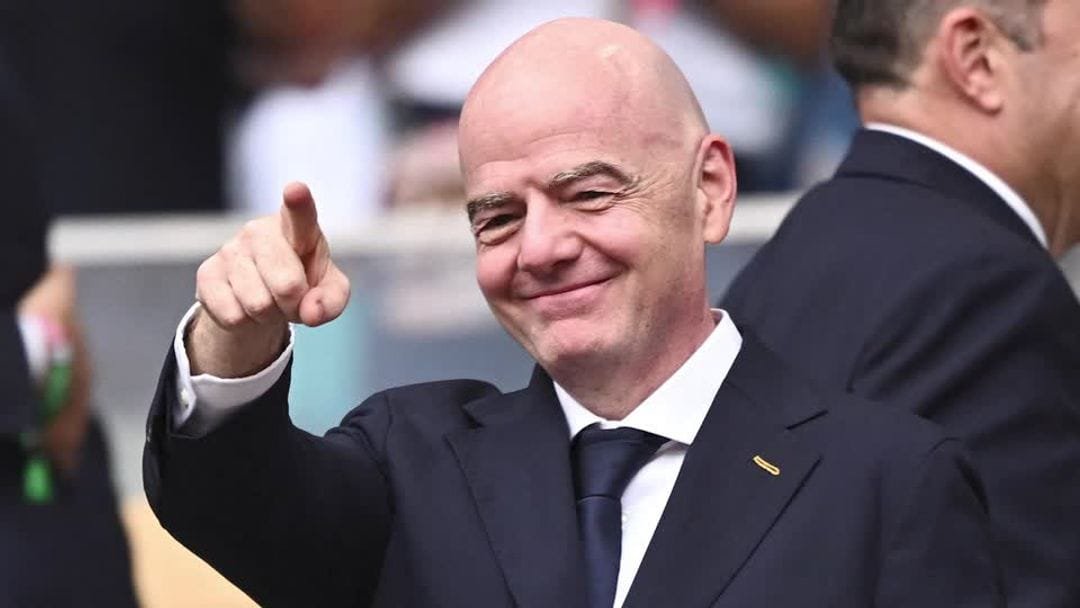 Gianni Infantino Faces Growing Pressure After FIFA Drops World Cup Stake Sale Proposal FIFA President Gianni Infantino speaks during an official football event amid debate over FIFA's commercial plans.