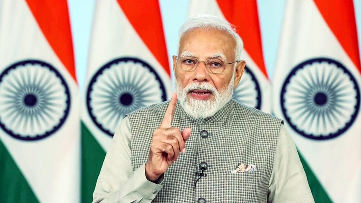 PM Modi Launches 'Nasha Mukt Yuva for Viksit Bharat Sankalp Abhiyan', Calls for Nationwide Movement Against Substance Abuse Prime Minister Narendra Modi addresses youth while launching the Nasha Mukt Yuva for Viksit Bharat Sankalp Abhiyan.