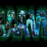 New Avengers Doomsday themed Marvel logo displayed at Comic-Con