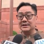 Kiren Rijiju speaking about Rahul Gandhi and Amit Shah in New Delhi