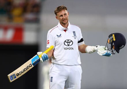 Joe Root reacts during England’s Test match against New Zealand at Trent Bridge