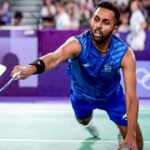 HS Prannoy during his Taipei Open 2026 second-round match