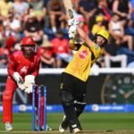 Ben Duckett batting for Trent Rockets in The Hundred