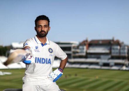 Ajinkya Rahane during his cricket career for India