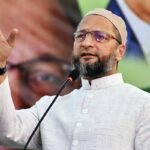 Asaduddin Owaisi speaks about the Vande Mataram Bill outside Parliament