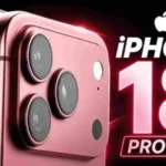 Illustration of Apple's upcoming iPhone 18 Pro Max highlighting its expected US price, launch timeline, design changes, camera upgrades and new color options.