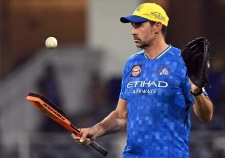Stephen Fleming during his coaching career in cricket