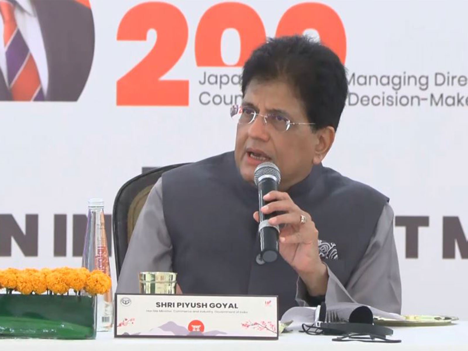 Piyush Goyal discusses India-Japan trade and Japanese investment in India