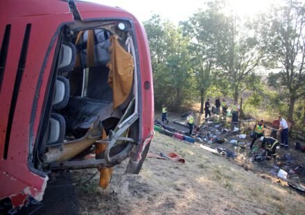 Polish bus crash in Hungary kills 12 and injures at least 10