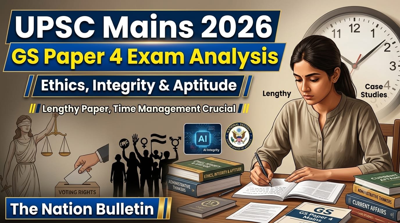 UPSC Mains 2026 GS Paper 4 Exam Analysis and Difficulty Level