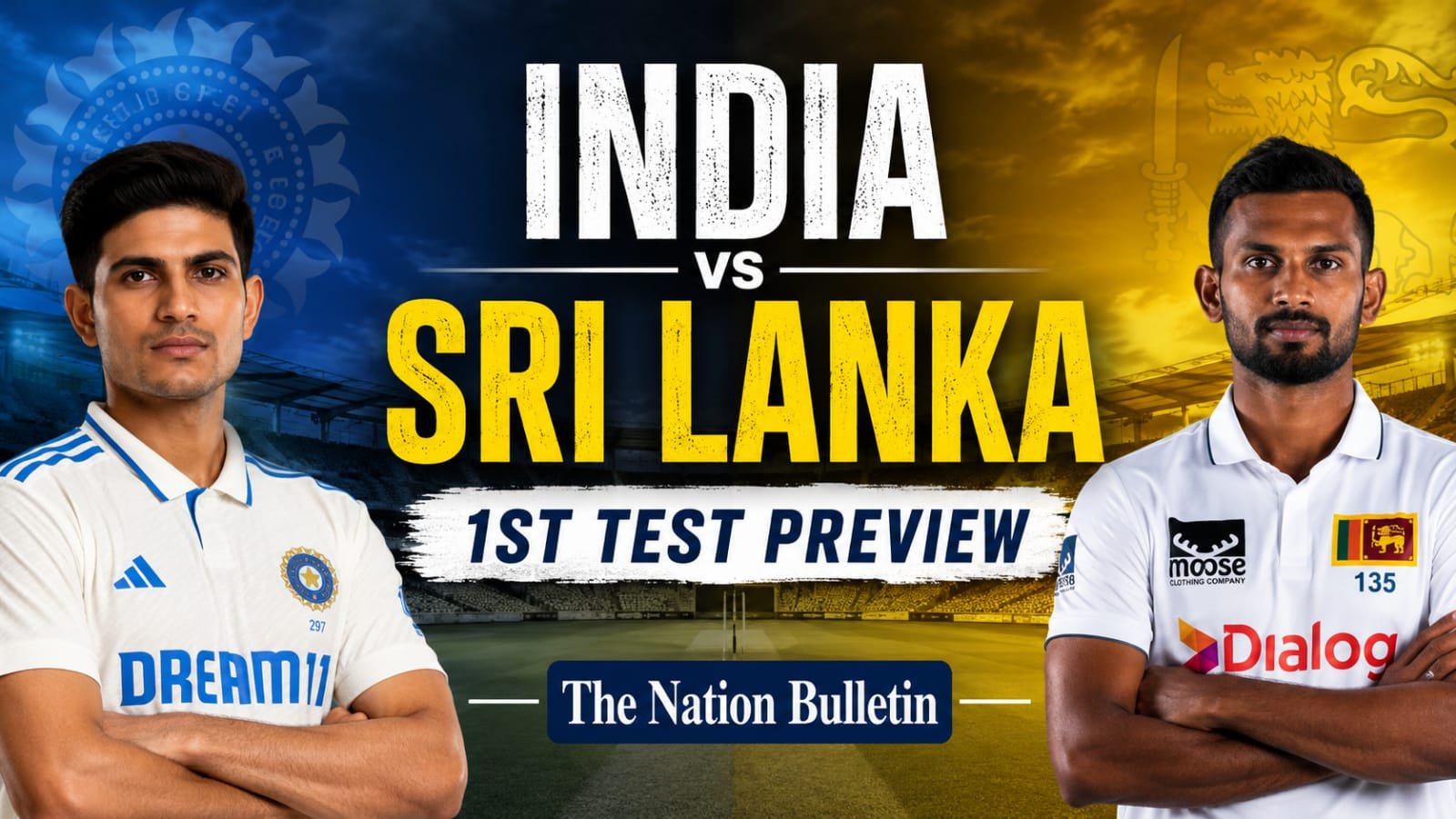 India vs Sri Lanka 1st Test: Galle Pitch, Weather and Expected XI India vs Sri Lanka 1st Test preview with Galle pitch, weather and expected playing XI