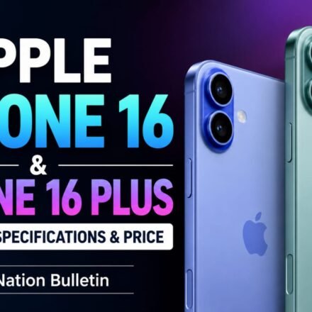 Apple iPhone 16 and iPhone 16 Plus featuring A18 chip, Apple Intelligence, dual cameras and USB-C connectivity.
