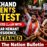 Jharkhand students protest as ABVP members clash with police near Hemant Soren residence