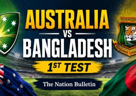 Australia vs Bangladesh 1st Test 2026 squads playing XI and match details