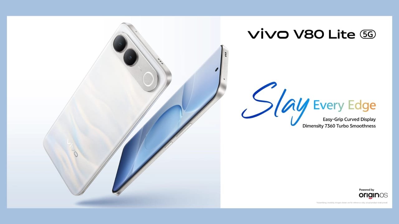 Vivo V80 Lite 5G launched in Pakistan with 7050mAh battery and 120Hz curved display
