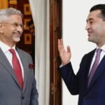 External Affairs Minister S. Jaishankar meets Uzbekistan Foreign Minister Bakhtiyor Saidov in New Delhi during bilateral talks.