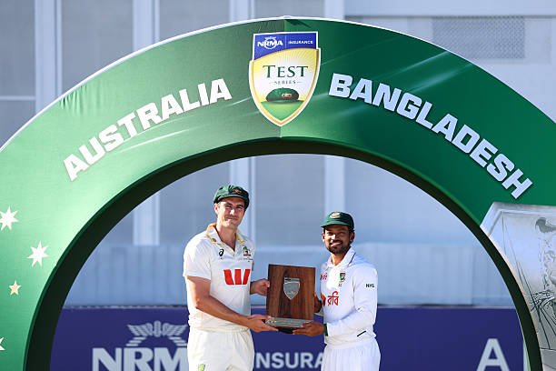 Australia vs Bangladesh 2nd Test: Starc Takes 10 Wickets Mitchell Starc celebrates during Australia vs Bangladesh 2nd Test after taking 10 wickets in Mackay