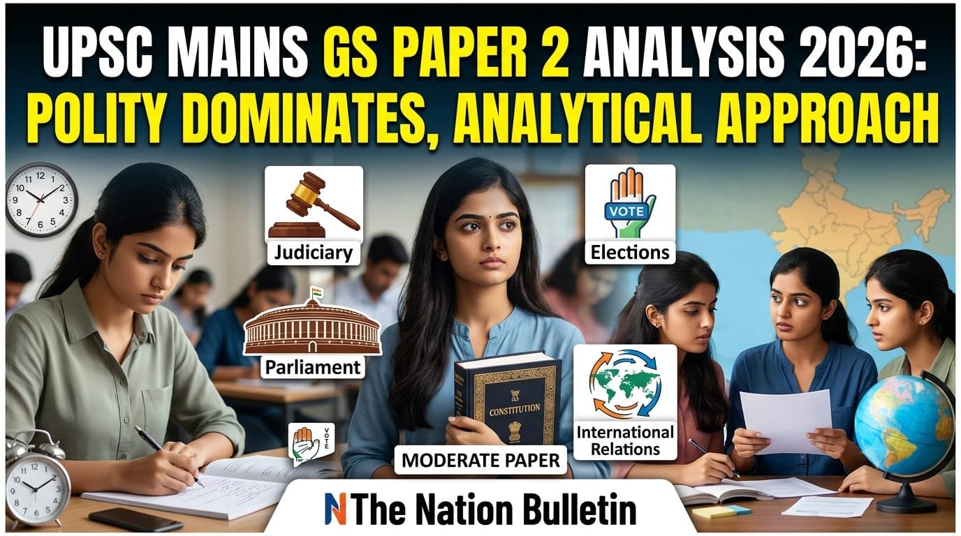 UPSC Mains GS Paper 2 Analysis 2026 Difficulty Level and Paper Review