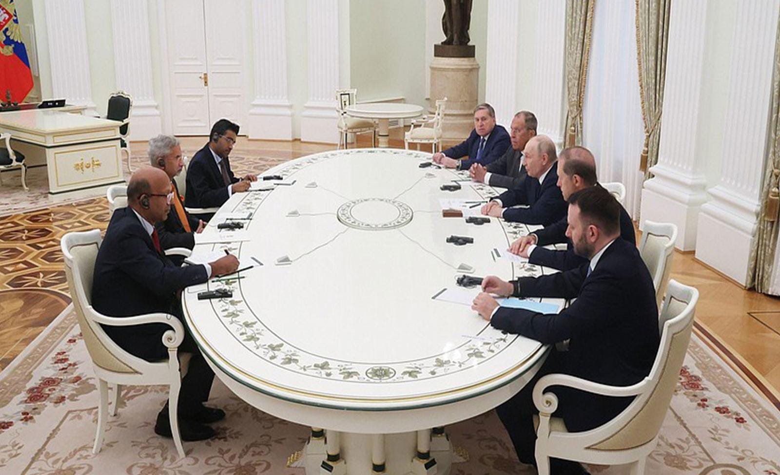 Jaishankar Meets Putin in Moscow, Delivers Modi Message S Jaishankar meets Vladimir Putin at the Kremlin in Moscow