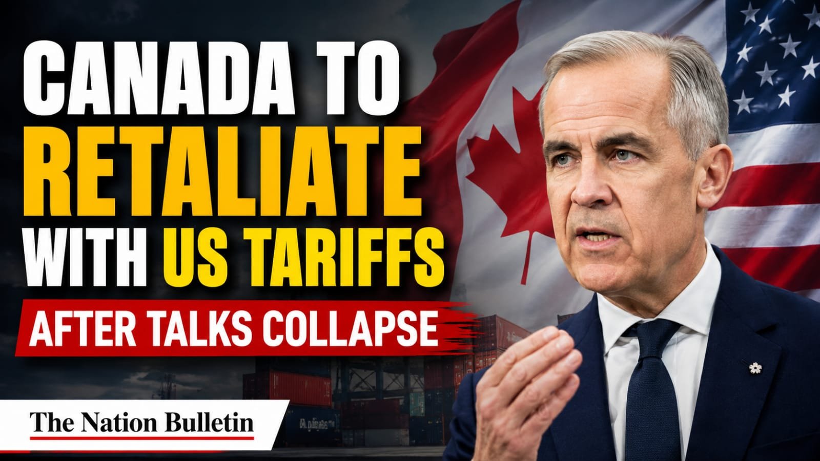Canada US tariffs as Mark Carney responds to the trade dispute