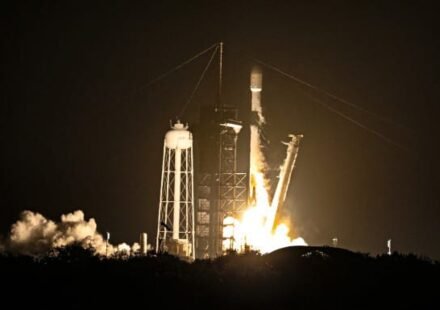 SpaceX Falcon 9 upper stage crashes into the Moon near Einstein Crater after drifting in space for over a year.