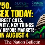 NIFTY50 and Sensex market opening outlook for August 4 with Wall Street cues and FII activity