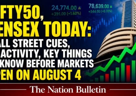 NIFTY50 and Sensex market opening outlook for August 4 with Wall Street cues and FII activity