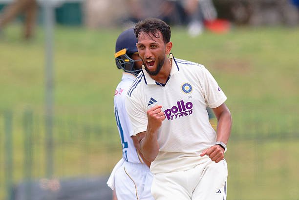 Prasidh Krishna and Manav Suthar celebrate wickets in India vs Sri Lanka 2nd Test