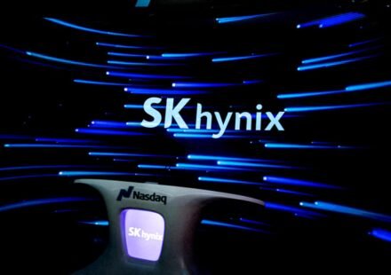 SK Hynix logo as former employee is jailed over leaked semiconductor technology