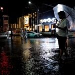 Record Rain Floods Japan as 7,000 Travellers Stranded at Narita Japan Narita airport flooding after record rainfall in Chiba in August 2026