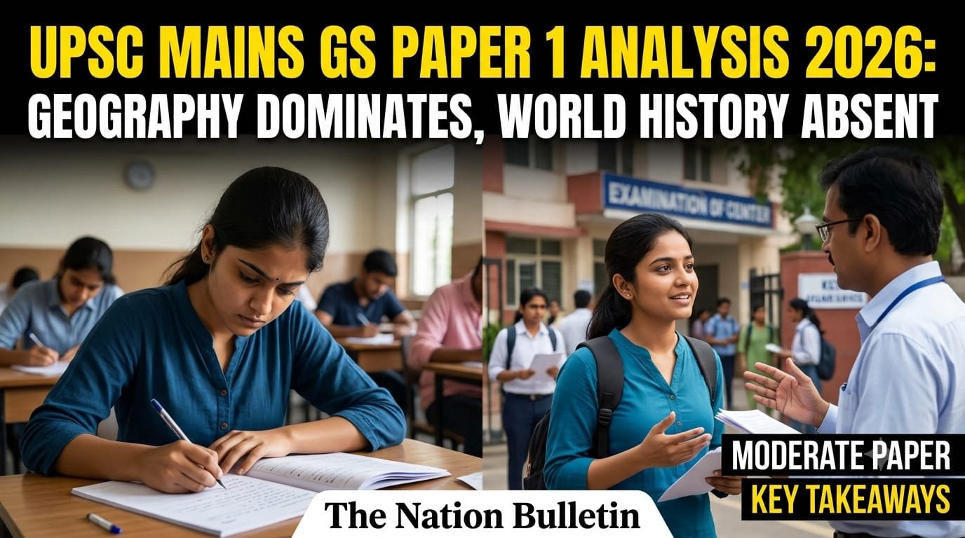 UPSC Mains GS Paper 1 Analysis 2026 Difficulty Level and Key Trends