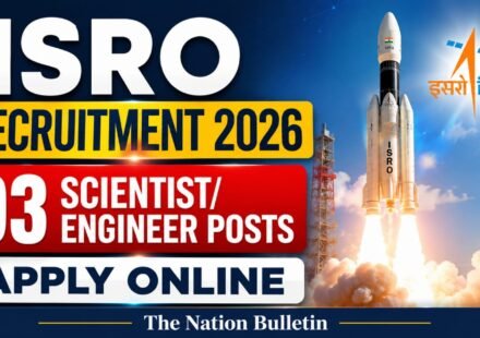 ISRO Recruitment 2026 for 93 Scientist Engineer vacancies