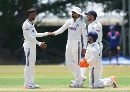 SLC XI vs India Tour Match 2026 Day 1 scorecard at Colombo