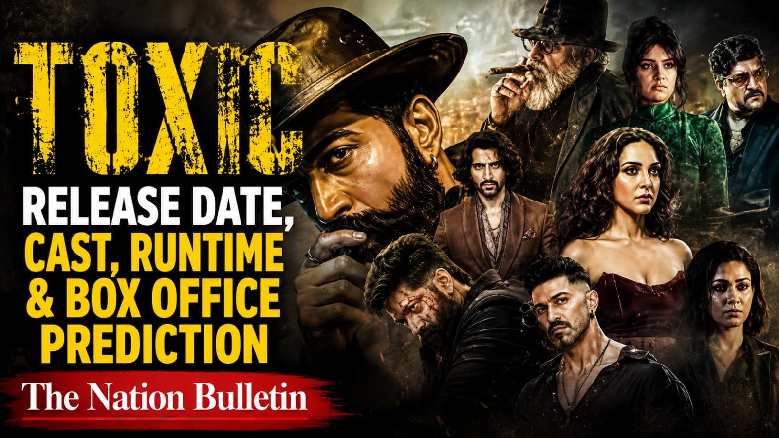 Toxic Release Date, Cast, Runtime & Box Office Toxic release date 2026 starring Yash Kiara Advani and Nayanthara