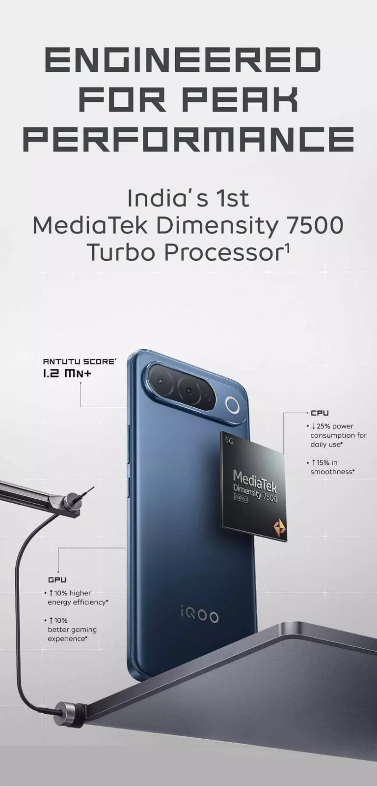 iQOO Z11 5G India launch with Dimensity 7500 Turbo and 9,020mAh battery
