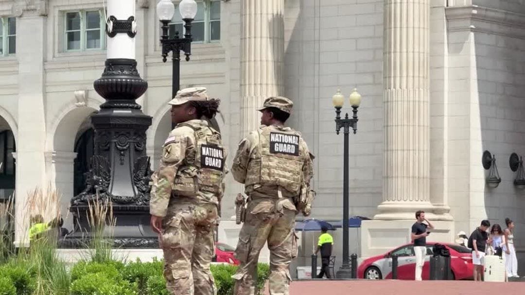 National Guard Washington deployment and patrols in Washington DC