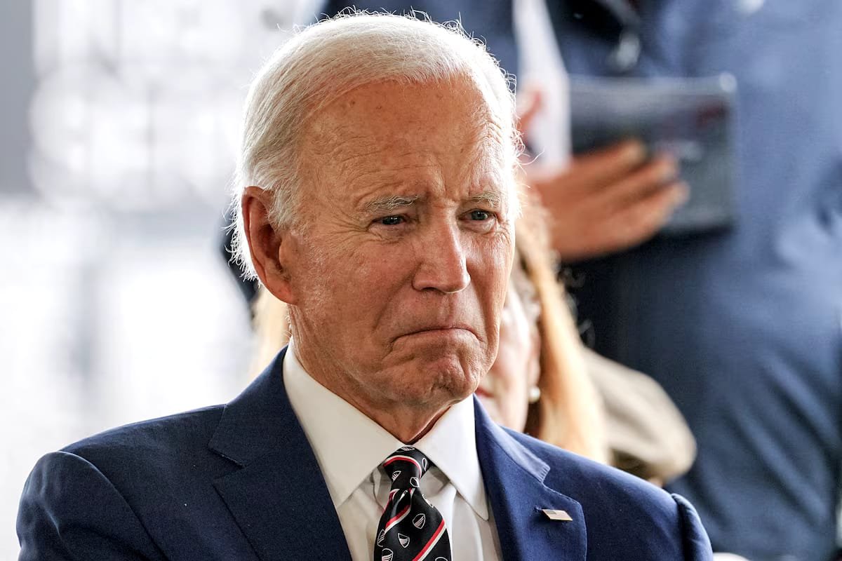 Former US President Joe Biden during a public appearance
