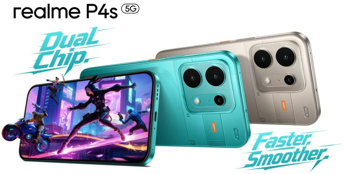 Realme P4s 5G with 1.5K 144Hz AMOLED display and 8,000mAh battery