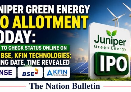 Investors checking Juniper Green Energy IPO allotment status on KFin Technologies, NSE and BSE ahead of the listing.