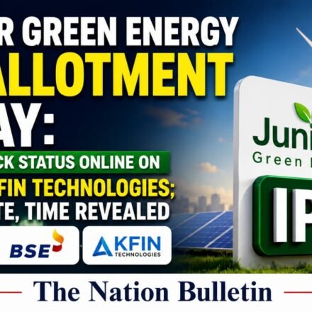 Investors checking Juniper Green Energy IPO allotment status on KFin Technologies, NSE and BSE ahead of the listing.