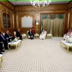 Saudi Arabia Turkey Pakistan leaders at Mecca defence agreement signing